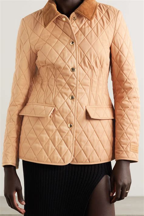 burberry quilted twill jacket 穿|Burberry cashmere cape jacket.